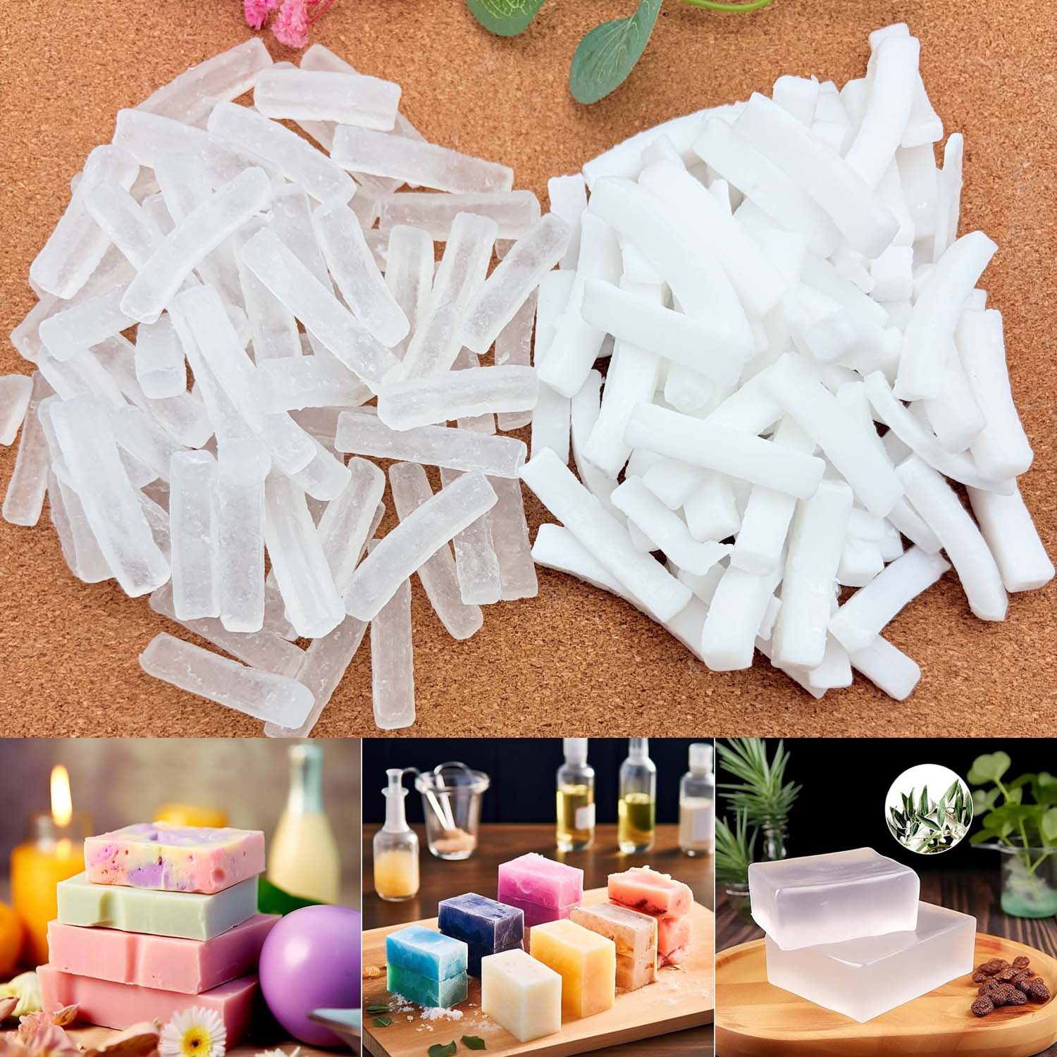 250 г прозрачной мыльной основ – обзор и цена Soap Making Kit Organic